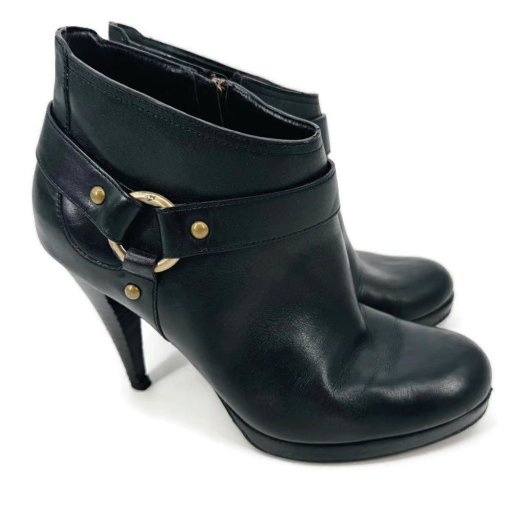 Cole Haan‎ Kennedy Black Heeled Booties 7.5